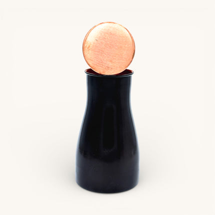 Black Finish Copper Water Jar