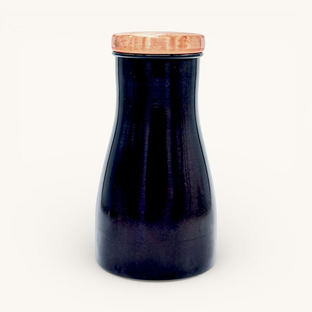 Black Finish Copper Water Jar