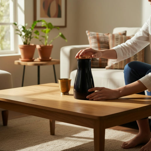 Black Copper Water Jar