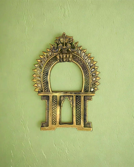 Brass Wall Decor Narasimha Prabhavali