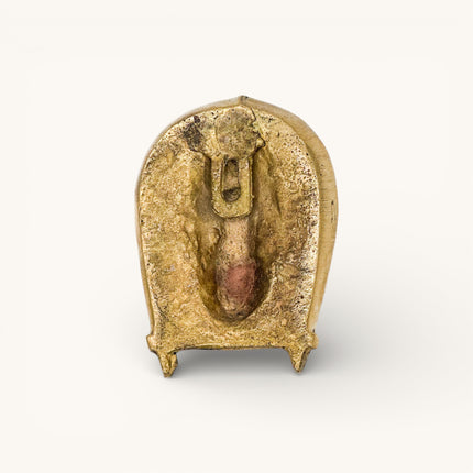 Brass Goddess Face Decorative Wall Decor - Mini