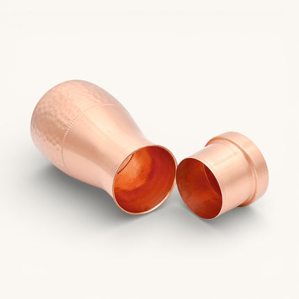 Copper Hammer Jar with 2 Glasses (Set)