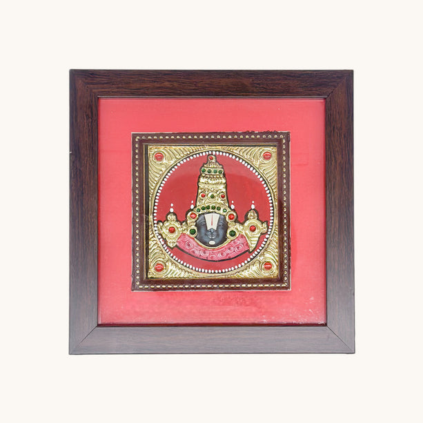 Framed Balaji Tanjore Painting (Small)