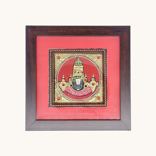 Framed Balaji Tanjore Painting (Small)