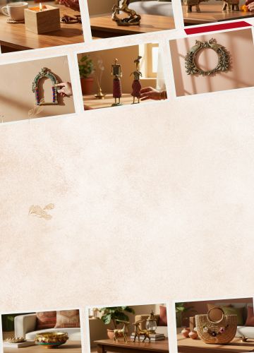 <h1><strong>Rural Elegance for </strong></h1><h1><strong>Modern Home</strong></h1><h4><span style="text-decoration:underline">Handcrafted Indian décor rooted in tradition, designed for contemporary living</span></h4>