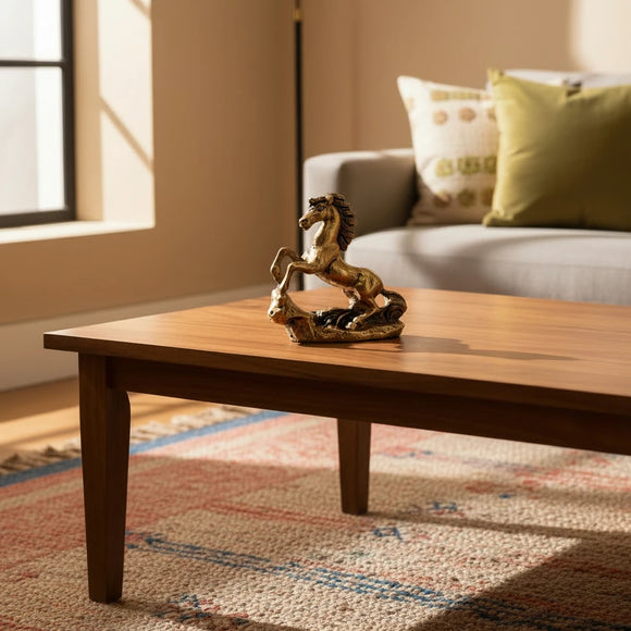 Antique Mini Horse Decor - Brass