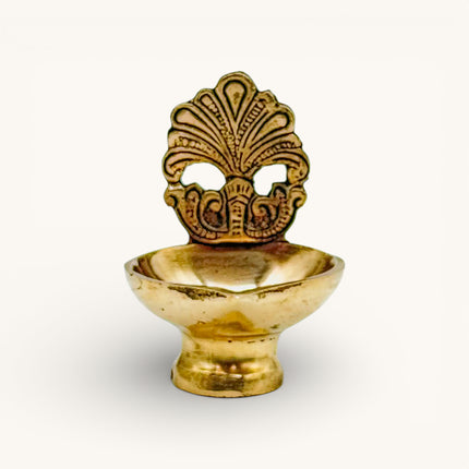 Brass Deepak (oil Diya) Small - Set of 2