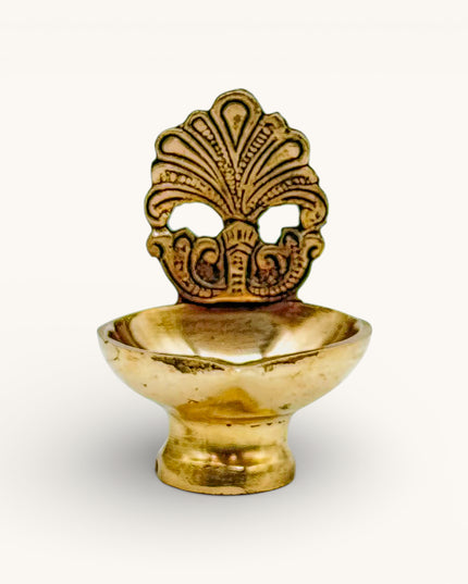 Brass Deepak (oil Diya) Small - Set of 2