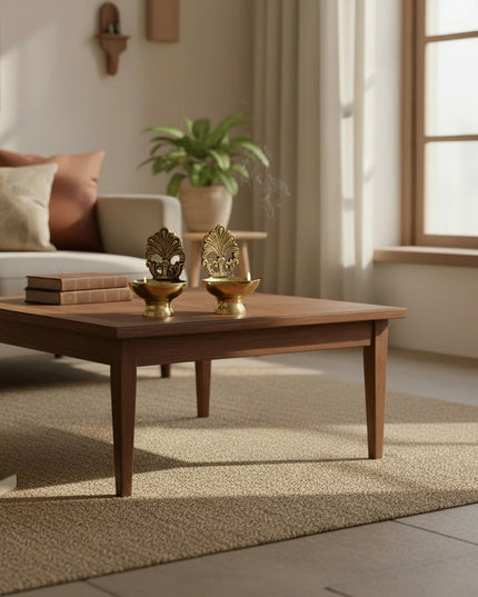 Brass Deepak (oil Diya) Small - Set of 2