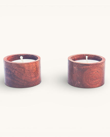 Citrus and Floral Aromatic Candle Set of 2 (Small)