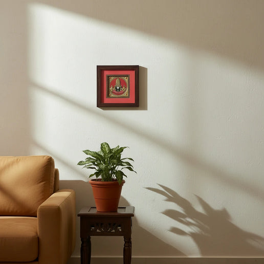 Framed Balaji Tanjore Painting (Small)